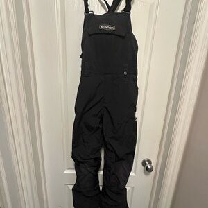 Burton Kids Black Snow Bib Pants